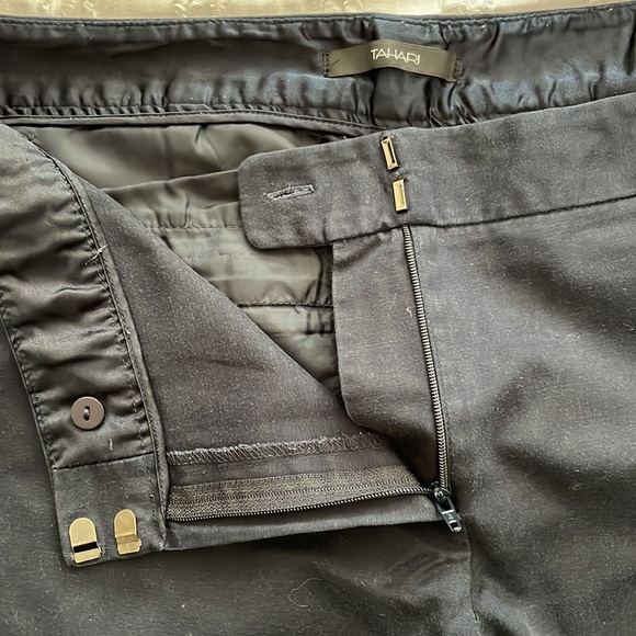 navy wide legged business pant - Picture 3 of 3